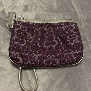 Vintage Coach Signature Wristlet